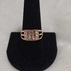 Elegant  Gold and Silver Women's Ring.Size 10.